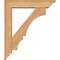Ekena Millwork Balboa Traditional Smooth Bracket w/ Offset Brace, Western Red Cedar, 5 1/2"W x 24"D x 28"H BKT0604X24X28BOA01SWR - alternate 4